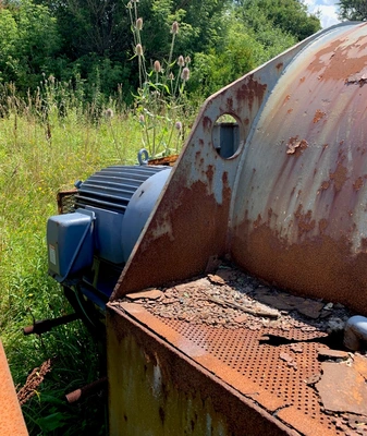 McNally-Wedag A-250 vibrating screen coal dryer, CS.