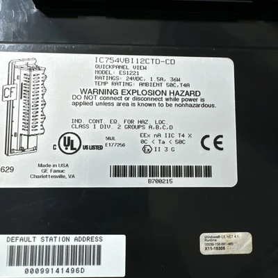 USED GE Fanuc IC754VBI12CTD-CD