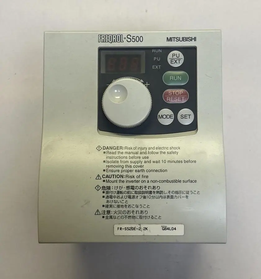 USED MITSUBISHI ELECTRIC FR-S520E-2.2K