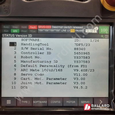 FANUC M-10iD/16S Robot System w/ R30iB Plus Controller