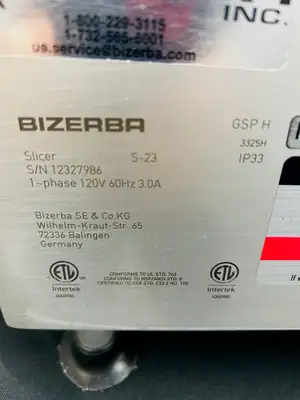 Bizerba GSP H 2023 Manual Deli Slicer Fully Refurbished!