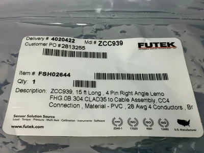 USED FUTEK CABLE ASSEMBLY