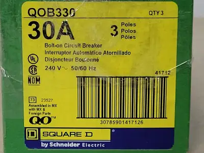 NEW SQUARE D QOB330