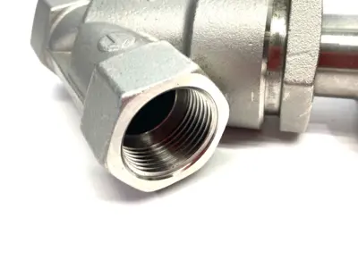 USED GEMÜ ANGLE SEAT GLOBE VALVE