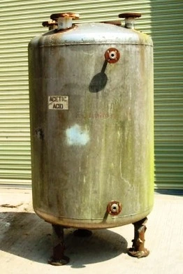 1300 L S/S Vertical Pressure Vessel