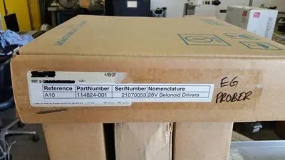 ELECTROGLAS PROBE STATION BOARD 28V SELONOID DRIVER P/N 114824-001 (A10)