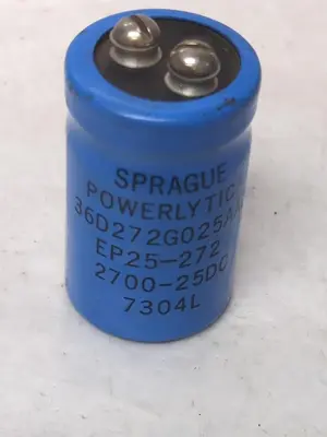Used SPRAGUE 36D272G025AA2A Miscellaneous Equipment (Electrical & Power) Ohio US | Surplus Asset Holdings #1245117