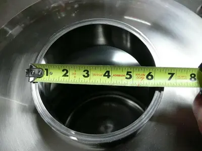 USED PRECISION 200 LITER 316 STAINLESS STEEL  PRESSURE VESSEL 100 PSI @ 302F