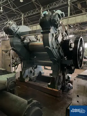 USED Adamson United 48" Adamson NFM Welding Engineers Calender  Sheet Line