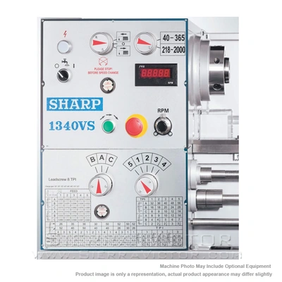 SHARP 1340VS Precision / Gap Bed Lathes | Sierra Victor Industries (3)