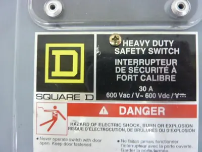USED SQUARE D CHU361AWK