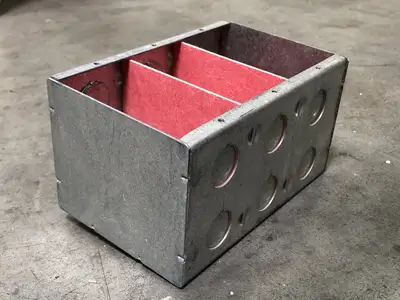 3-Gang Masonry Box, 6x4"