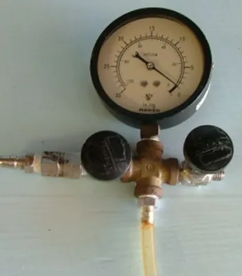 QTY. 1. GAUGE WITH 2 WATTS: VALVE PATENT 3955 647 ...