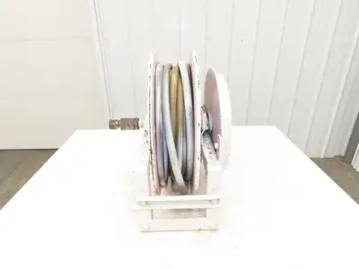 Hannay Reels 716-19-20-10.5J SR Retractable Industrial Air Hose Reel 1/2" X 39'