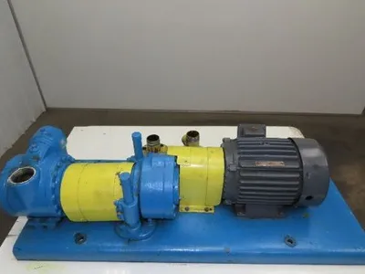 Blackmer XLW2  2" Sliding Vane Pump Positive Displacement 5Hp 230/460V RH Inlet