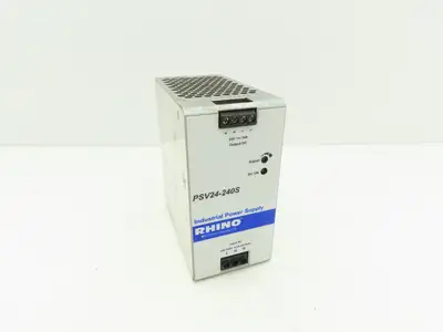 Rhino PSV24-240S PLC Power Supply 24VDC 10A 100-240V 1PH
