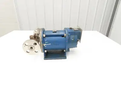 Liquiflo 33FL1 Magnetic Drive Gear Pump 1.45gpm 1/2" Flanged 5:1 Reducer 56C