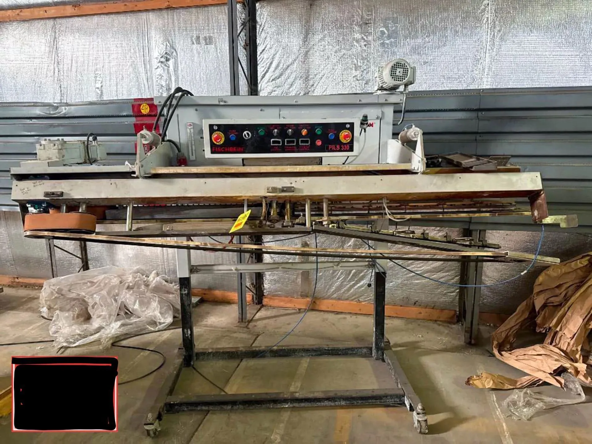 2014 Fischbein PILS330 Heavy Duty Pinch Inner Liner Sealer Bag Sealer
