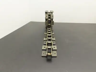 HKK C2060H Conveyor Attachment Roller Chain 1.5" Dbl Pitch 41"L  Lot of 8pcs