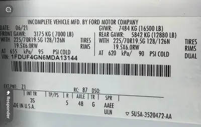 USED 2021 FORD F-450