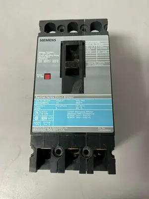 USED SIEMENS EBD43B015 SENTRON SERIES CIRCUIT BREAKER