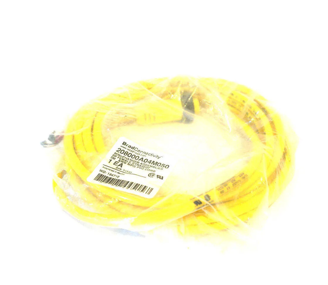 NEW WOODHEAD BRAD 208000A04M050 CABLE