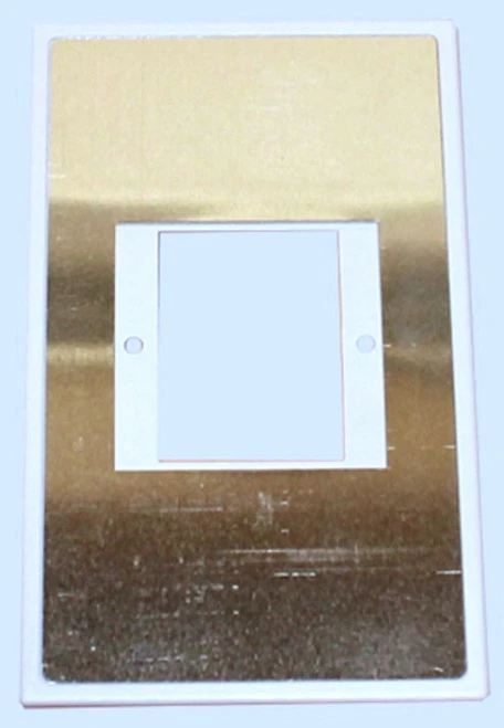 KMC Controls HMO-5036 Mini Stat Back Plate, Light Almond Color, Vertical Mount [New]