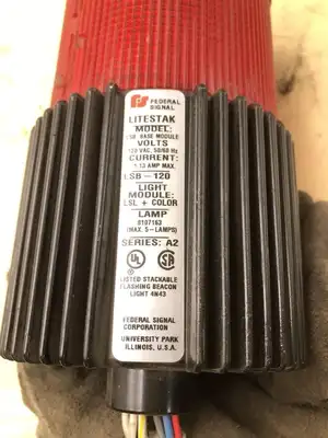 LSB-120 FEDERAL SIGNAL LITESTAK BASE, 120VAC LSL+Color