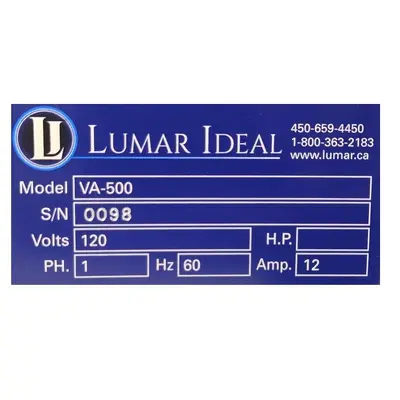 USED LUMAR IDEAL VA-500