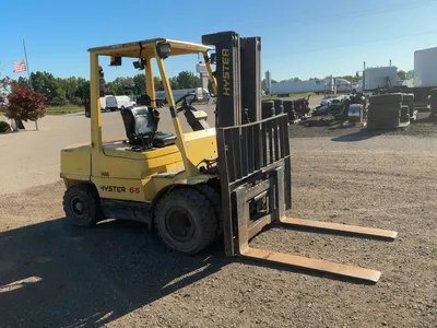 Used HYSTER H65XM DIESEL Internal Combustion Forklifts: Pneumatic Tire Michigan US | Miedema Asset Management Group #1444917