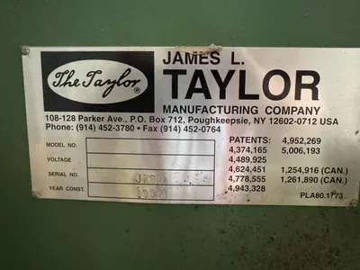 Taylor 30 Section Automated Clamp Carrier 36” Clamps