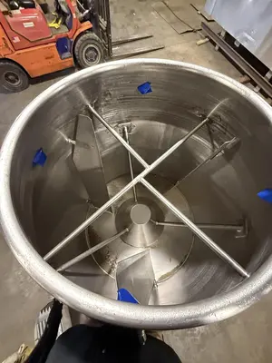 ALL STAINLESS STEEL TILIT DRUM MIXER DRUM DIMS 26" W X 42" D