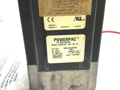 POWERPAC N42HLFM-LNK-NS-01 Stepper Motor 1500RPM 425W 170V 4.9A