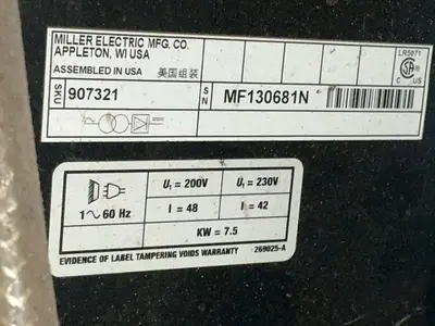 Used MILLER MILLERMATIC 252 Mig Welders Ohio US | HGR 24 #1506557