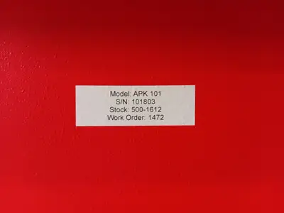New | in-Stock 2022 AKYAPAK APK 101 Pipe, Tube & Bar Benders British Columbia CA | Lenmark #1743235