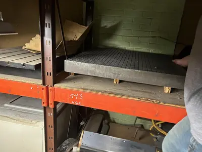 Precision 30" X 30" x 3" H Cast Iron - Lapping Work Table