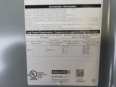 New | in-Stock SQUARE D CHU364AWK Switchgears British Columbia CA | Lenmark #477726