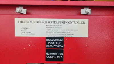 2007 Enclosed CAT C15 Diesel Powered Water Pump Flowserve 5626 GPM 220 Head Ft