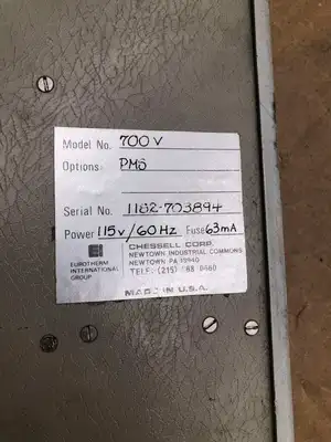 Chessell Corp. 700V VINTAGE Boiler Drum Level Controller 115V 60Hz 0-15lbs/hr