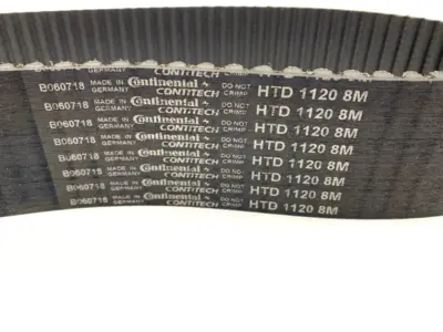 USED CONTINENTAL CONTITECH INDUSTRIAL TIMING BELT