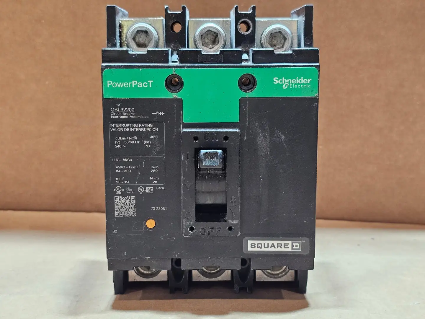 Used SCHNEIDER ELECTRIC QBL32200 Switchgears British Columbia CA | Lenmark #1438274