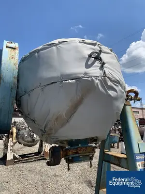USED Paul O. Abbe 20 Cu Ft Paul Abbe Rotacone Vacuum Dryer, S/S