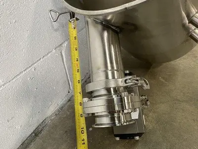 Lidded Hopper With Butterfly Valve