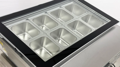 171-0247 Self Contained Countertop Sandwich Prep Table Cooler