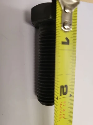 LOT OF 13 USED CLEFF  10.6 HEX HEAD CAP SCREW BLACK