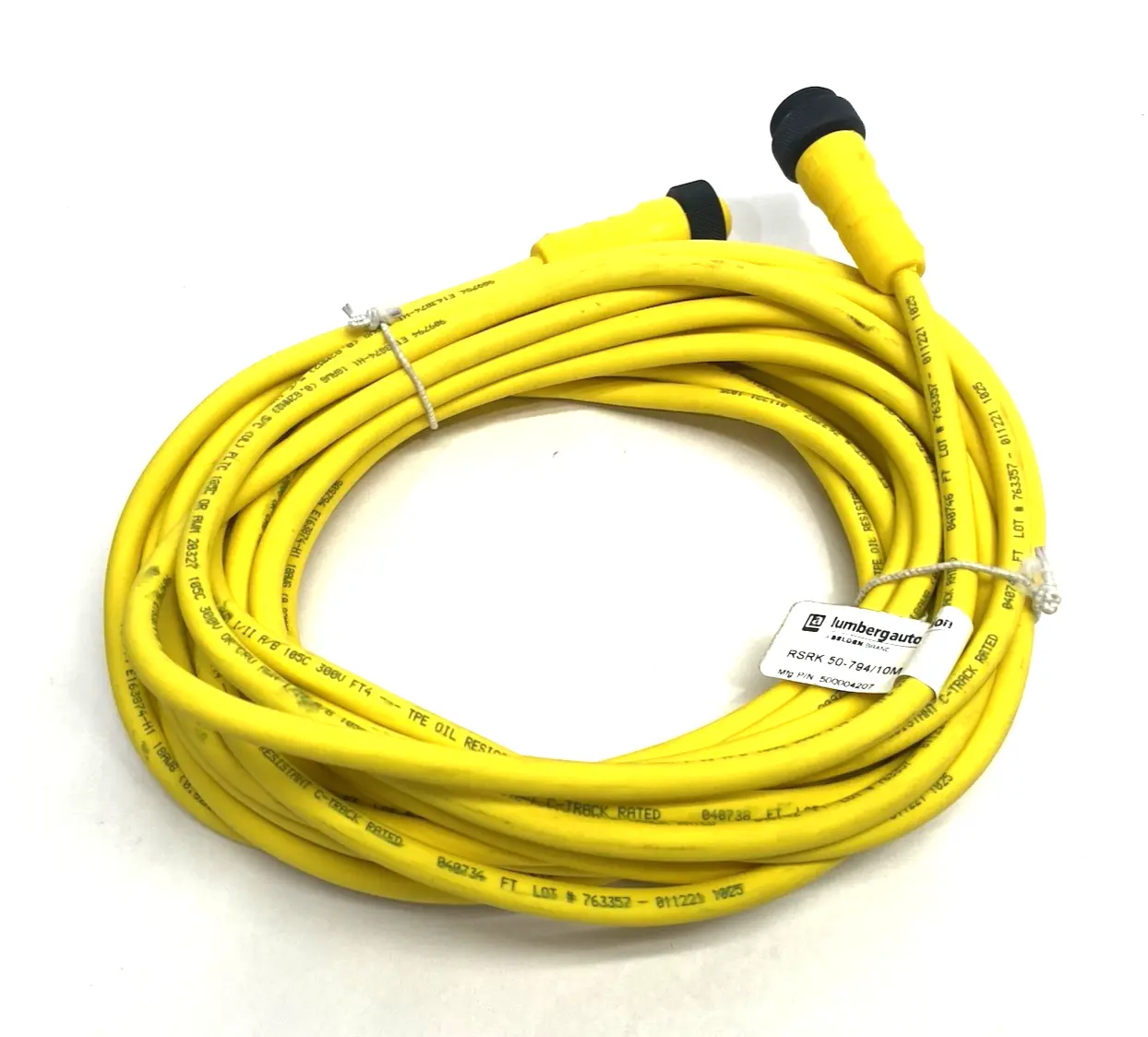 New | in-Stock Lumberg Automation Double Ended Cable Cordset 5-Pole 500004207 Cable & Wire Michigan US | Maverick Industrial Sales #1395111