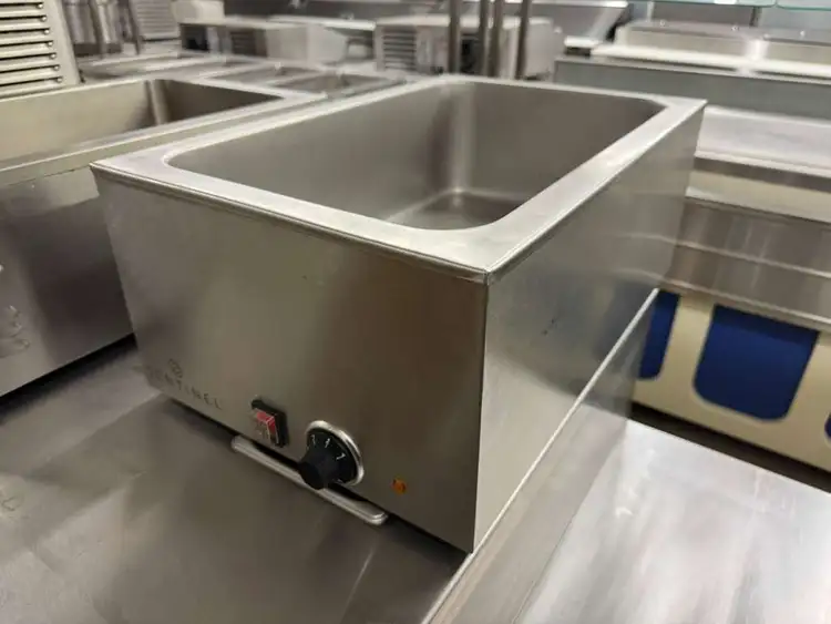 Used Sentinel Used Sentinel Full Size Stainless Steel Countertop Food Warmer - 120V Steam Tables (Food) Illinois US | Falcon Restaurant Supply #1374492