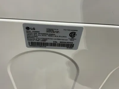 Used LG DLE8200W Rotary Hot Air Dryers Michigan US | Miedema Asset Management Group #1321041