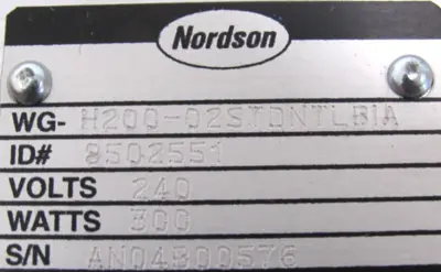 NEW NORDSON 8502551 GLUE GUN MODULE