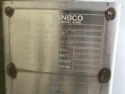 USED WINBCO TANK NA